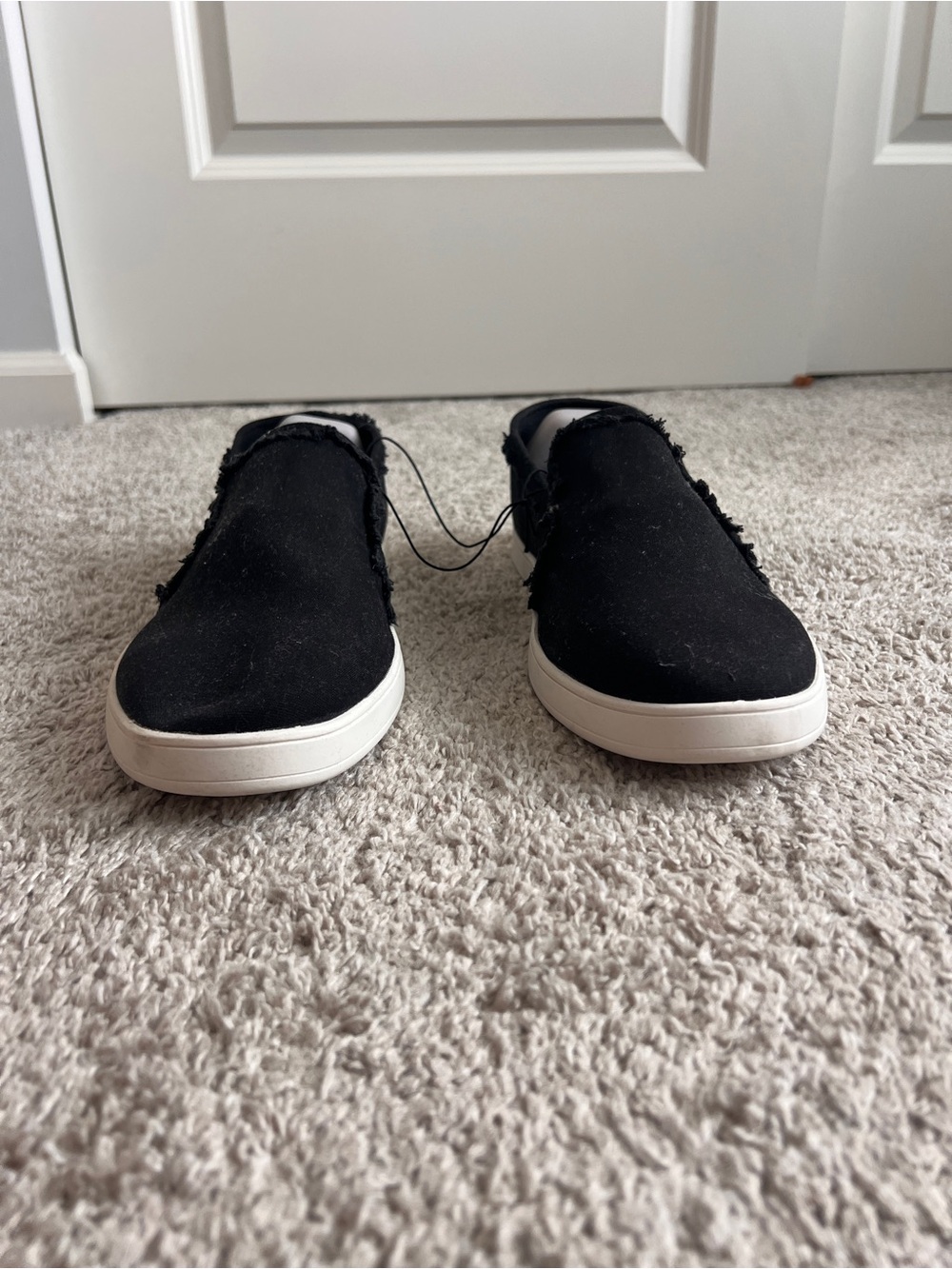 torrid Black Slip-On Sneakers with White Sole